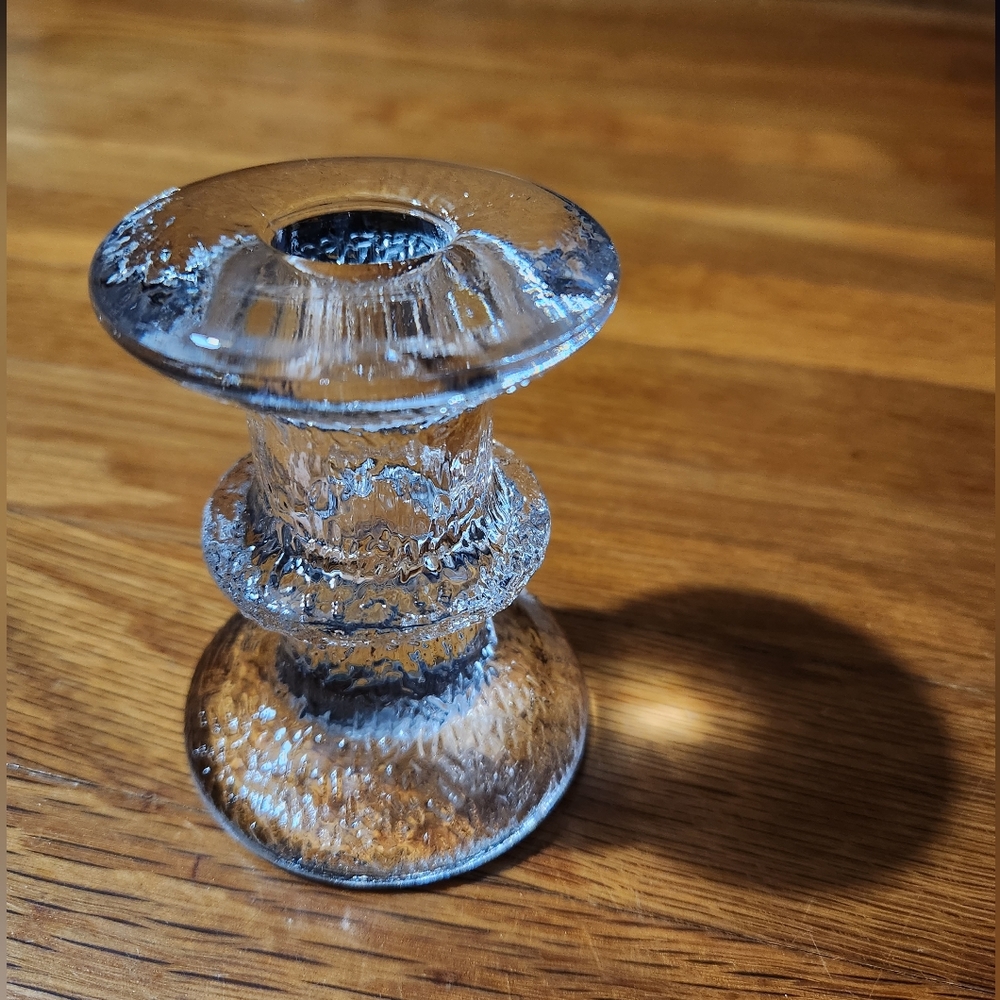 Timo Sarpaneva for Iittala. "Festivo" Candlestick - Art Glass